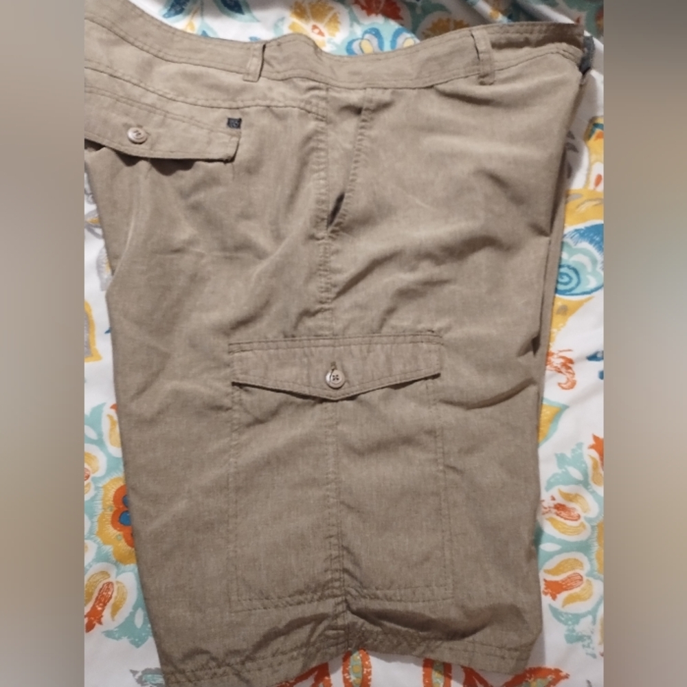 Burnside Khaki Cargo Shorts Size 38